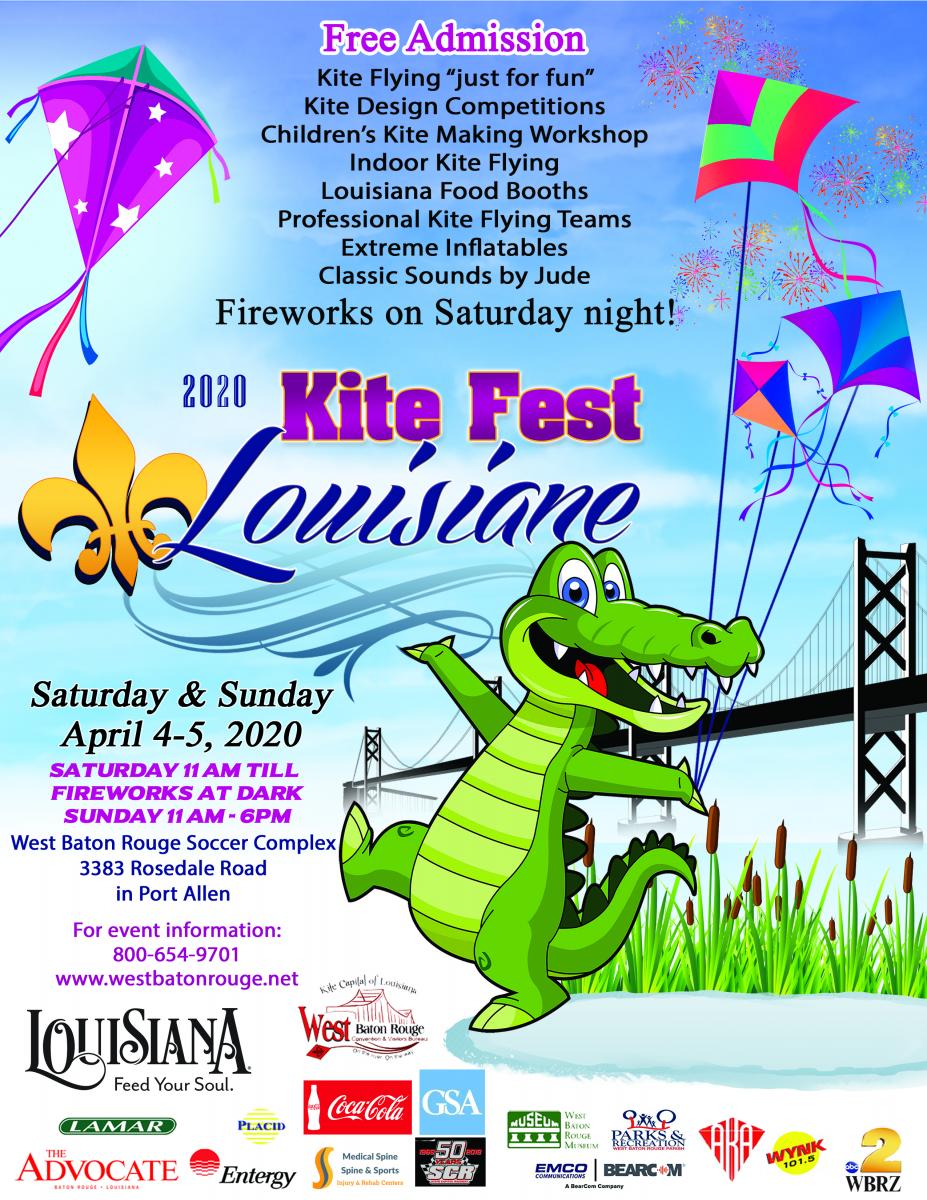 Kite Fest Louisiane' West Baton Rouge